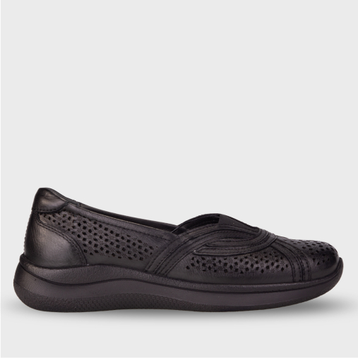 Forelli PERGE-G Kadın Comfort Ayakkabı Siyah 